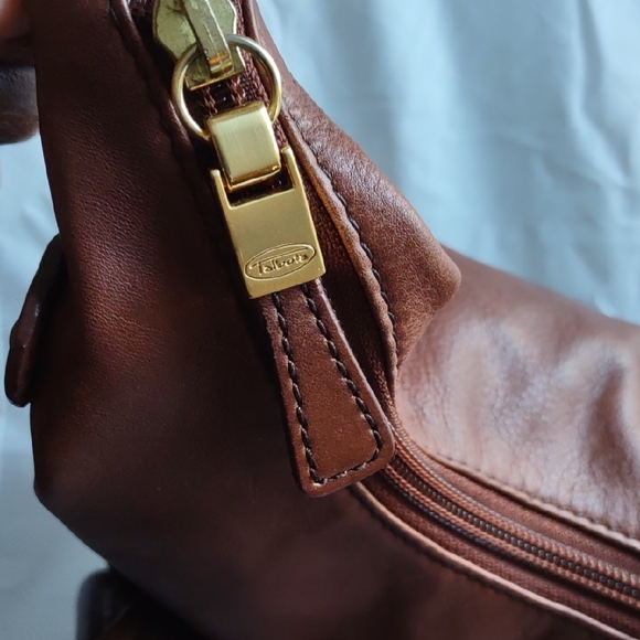 Talbots Brown Leather Hobo Bag - Picture 10 of 15